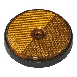 Anhänger Reflektoren Set 10 Stück Rückstrahler als Dreiecksreflektoren und Rundreflektoren 60 mm 80 mm mit E-Typ Prüfzeichen