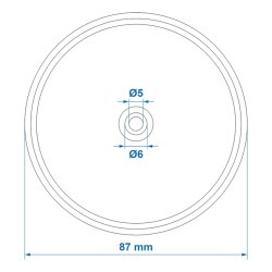 Anhänger Reflektoren Set 10 Stück Rückstrahler als Dreiecksreflektoren und Rundreflektoren 60 mm 80 mm mit E-Typ Prüfzeichen