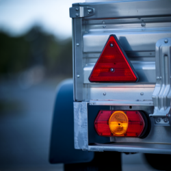Reflektoren Anhänger 10tlg E-Typ Reflektor Set mit Schraubloch - Dreieck Rückstrahler, Rundreflektoren 60 - 80 mm für LKW, Quad, Wohnwagen