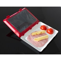 2x Frischhaltedosen Clever Tray Dose Vorrat Set Vorratsdosen Deckel zum Klick