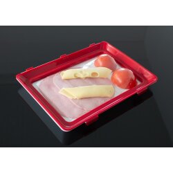2x Frischhaltedosen Clever Tray Dose Vorrat Set Vorratsdosen Deckel zum Klick