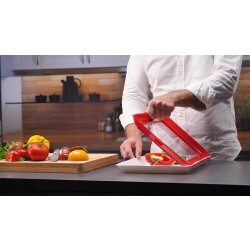 2x Frischhaltedosen Clever Tray Dose Vorrat Set Vorratsdosen Deckel zum Klick