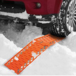 2x Anfahrhilfe faltbar Traktionshilfe Wohnwagen Schneeketten Pannenhilfe Schnee