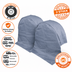 2x Radabdeckung Wohnwagen XL Ø78cm –...