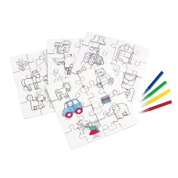 10 x 4 Puzzle Kinder Set Mädchen und Jungen Mitgebsel für Tüten Kindergeburtstag