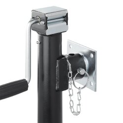 2x Halterung für Abstellstütze bis 1000 kg für Schiebestützen Anhängerstützen 115x100mm Ø 51 mm 620g und Heck-Schiebe-Stützen