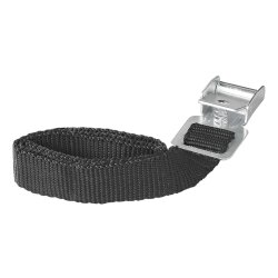 4 x Spanngurt kurz in der Farbe schwarz für z.b Fahrrad pro STK L 50 cm B 1,8 cm