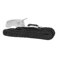 4 x Spanngurt kurz in der Farbe schwarz für z.b Fahrrad pro STK L 50 cm B 1,8 cm