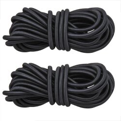 2 x Expanderseil 10 Meter Gummiseil 7,5mm Planenschnur...