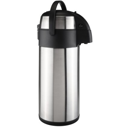 Pumpkanne 5 Liter Thermo Thermoskanne Isolierkanne Airpot Kaffeekanne mit Henkel AS