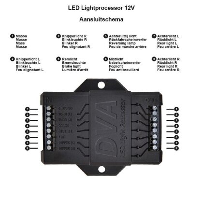 LED-Licht-Prozessor Adapter Beleuchtungsadapater Wiederstand Umwandler Can-Bus
