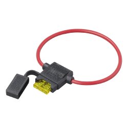 1x KFZ Sicherungs-Halter Flachsicherung max. 30A für Pkw Lkw Subwoofer Car Hifi