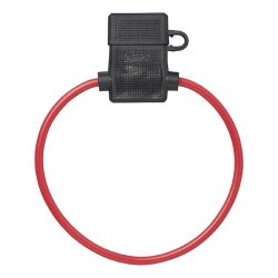 1x KFZ Sicherungs-Halter Flachsicherung max. 30A für Pkw Lkw Subwoofer Car Hifi