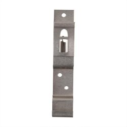 16x Nummernschildhalter Auto mit Zugfeder Edelstahl – 124x24x17 mm Kennzeichen Halter