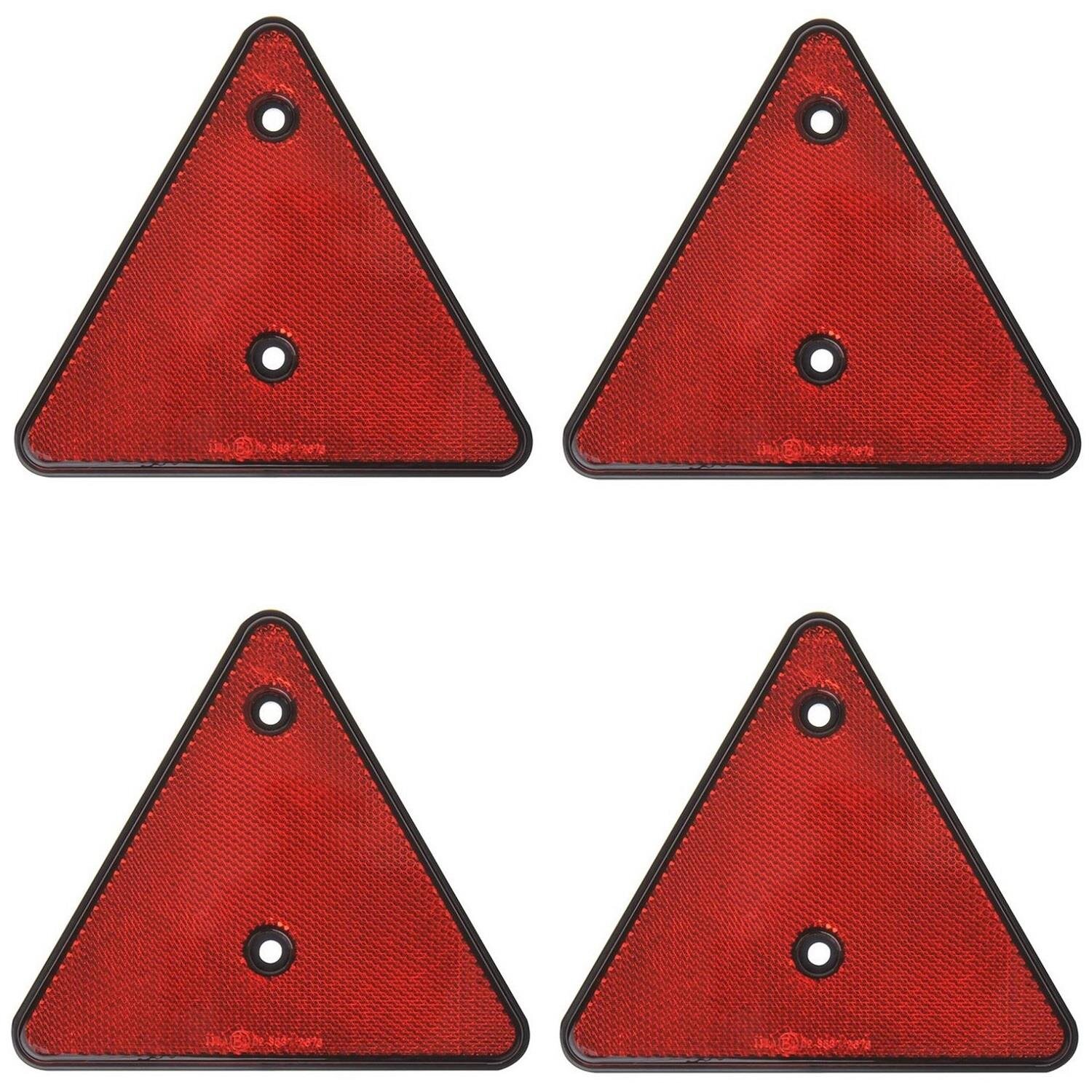 Dreieckrückstrahler Dreieckreflektor rot