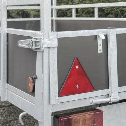 4x Reflektoren Anhänger Dreieck 162x142mm E-Typ für PKW-Anhänger, Wohnmobil