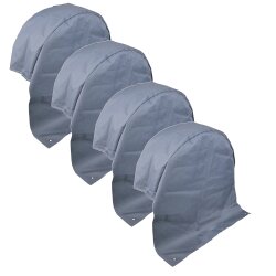 4x Radabdeckung Wohnwagen XL Ø78cm – Reifenabdeckung Wohnmobil - Radschutzhülle 15 bis 16 Zoll, auch für Anhänger – UV-beständiger, wetterfester Reifenschutz – robust und langlebig