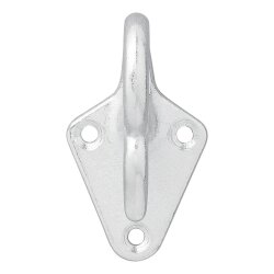 10 STK Planenhaken für Anhänger aus Gusseisen verzinkt 70 x 40 mm