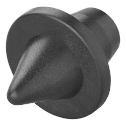 8x Bodenspitze für Zeltstangen Rohreingang Durchmesser 23mm Gesamtlänge 53 mm