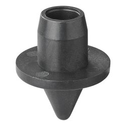 8x Bodenspitze für Zeltstangen Rohrinnendurchmesser 23mm Gesamtlänge 53 mm