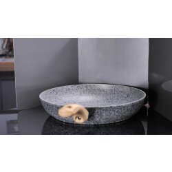 AS Spritzschutz mit Antihaftbeschichtung 25x23cm – Spritzschutz Pfanne und Küche, Küchenrückwand, Herd Pfannenspritzschutz AS