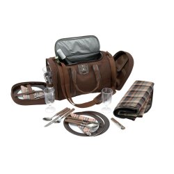 AS Picknicktasche 29 tlg Picknickkorb Picknick Set...