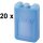 20 x Kühlakku Blau 150 ml Kühlelemente Kühlpads 150 Gr Kühlpack 10,5 x7 x 2,5 cm AS