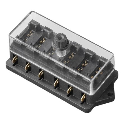 Sicherungshalter KFZ Sicherungskasten ATO ATC Flachsicherungen LKW Boot 6 fach