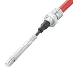 Bremsseil Anhänger 530/740mm Universal mit Gewindeende Glocke Ø26mm M8