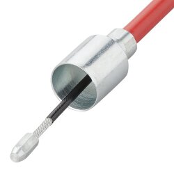 Bremsseil Anhänger 530/740mm Universal mit Gewindeende Glocke Ø26mm M8