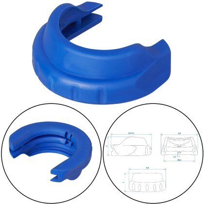 Prallschutz Anhänger Soft Dock Zugmaul Anfahrschutz kompatibel für ALKO 86x66x30