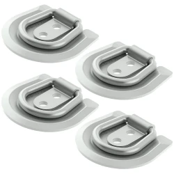 4 x Zurröse Zugbelastung LC 250 daN 250 Kg Verzurröse Stahl Silber