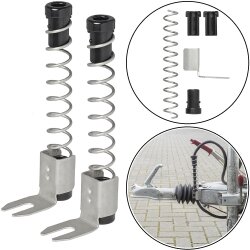2x Kabelschutzfeder Anhänger und Wohnwagen L218mm Kabelfeder für dicke Stecker