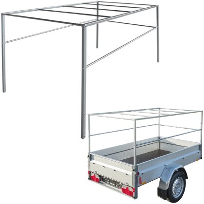 Anhänger Aufbau 206x114 Anhängeraufbau kompatibel STEMA BASIC 750 Aufsatzgitter