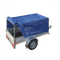 Anhängeraufbau Anhänger Aufbau Aufsatzgitter Anhängeraufsatzgitter Gitteraufsatz Anhänger Metallaufbau – kompatibel mit Stema Basic 750 – 2075 x 1140 x 900 mm