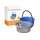 Waschschüssel Camping Kunststoff 15 Liter Spülschüssel mit Korbeinsatz D 35 cm
