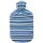 Wärmflasche mit Bezug Navy Bettflasche Gummiwärmflasche Wärmflaschenbezug