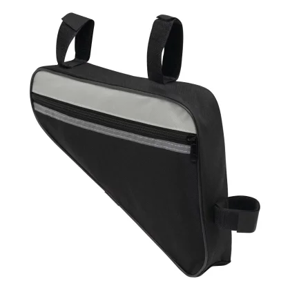 Fahrradtasche Rahmentasche mit Reflektorstreifen - Preiswert & Gut, 8,59
