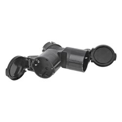 Schuko Stecker Zweifach IP44 Kupplung Schukostecker...