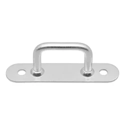 4x Öse Anhänger Deichsel – Stahlöse für Planenösen, Befestigungsösen für Ladungssicherung 72 x 16 x 25 mm für Planen