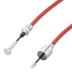 Bremsseil Anhänger 1430/1640mm Universal Bremsseilzug Glocke Ø26mm M8 Kompatibel für AL-KO ab Baujahr 1997