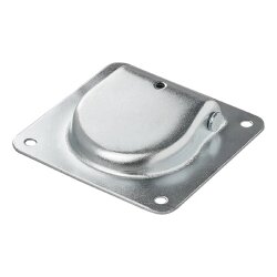 6x Zurrmulde 6 x Gegenplatte 800kg Zurrmulden Set 6x mit Gegenplatten aus Stahl verzinkt – Anhänger Zubehör zur sicheren Ladungssicherung