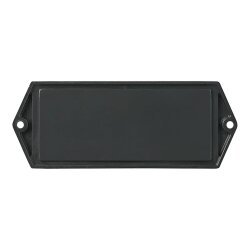 10 x Reflektor für Anhänger weiß 104x40mm – Katzenaugen mit Schraubbefestigung Ø 5mm – als Seitenstrahler für PKW- und Nutzanhänger