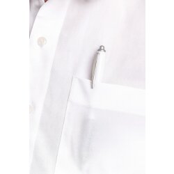 Kugelschreiber Set 50 Stück blau schreibend mit Druckmechanismus weiche Griffzone geschwungener Clip 14 cm aus Kunststoff