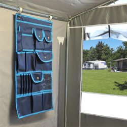 Camping Organizer Hängeaufbewahrung 74x39 cm mit 17 Fächern 2 Stück für Wohnwagen Wohnmobil Vorzelt Reisemobil praktisches Zubehör