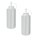 2 x Saucenflasche Saucenspender 375 ml Kunststoff Quetschflasche Leer Flasche