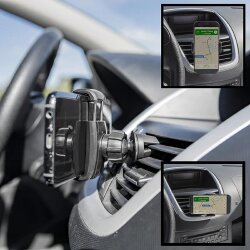 Handyhalterung Auto 360° Lüftungsgitter Smartphone Halter Lüftung KFZ Universal