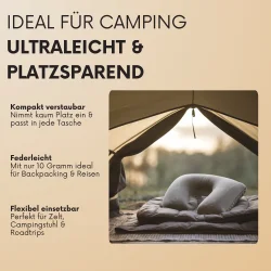 3x Nackenkissen Grau – Nackenhörnchen für Reisen – weiches Nackenstützkissen mit praktischer Aufbewahrungstasche – ideal für Flugzeug, Auto, Bahn & Urlaub