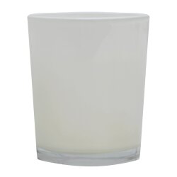 25x Weiße Kerzen im Glas Set mit Wachskerzen Durchmesser 5,5 x 6,6 cm lange Brenndauer dekorative Votivkerzen für Wohnzimmer Schlafzimmer Tischdekoration und stimmungsvolle Atmosphäre