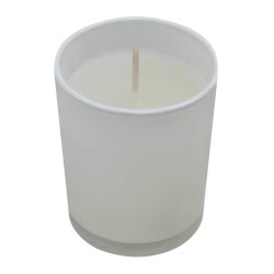 Weiße Kerzen im Glas Set mit 25 Wachskerzen...